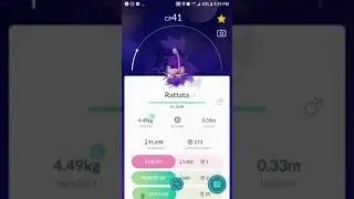 Pokemon Go: Evolve Shadow Rattata to Shadow Raticate