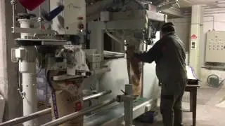 Cha&icirc;ne d'ensachage au Moulin de Sarralbe