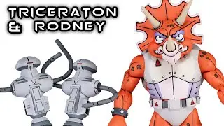 NECA TRICERATON & ROADKILL RODNEY TMNT 2 Pack Action Figure Review