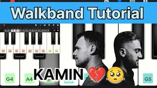How To Play Kamin Song by Emin & Jony || Walkband Piano Tutorial 