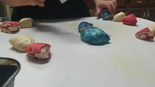 How to make colored bread: Red, White, & Blue