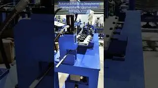Automatic Flat Strip Straightening and Cutting Machine, Flat Bar Straightener, Cut to Length Machine