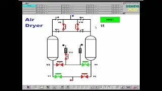 SIEMENS PCS 7  Tutorial   | Air Dryer sequential Control | SCL | CFC