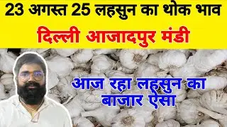 23 Aug | Today Garlic Market Price | Garlic Price The Shocking Prediction #mandirates #mandibhav 