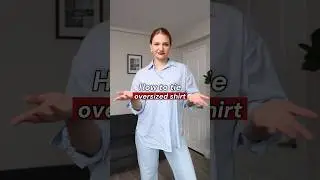 How to tie a knot in oversized shirt 🖤