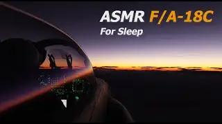 DCS F/A-18C Ambience: Strike at Dawn for Sleep (Carrier Ops + Air Refueling)
