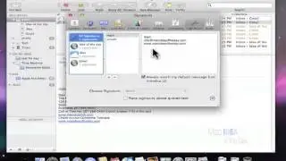 Working with Mail Signatures Mac Mail version 10.6-10.5
