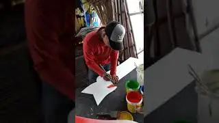 Membuat pita karangan bunga