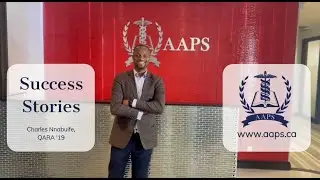 AAPS Success Stories- Charles Nnabuife, QARA '19