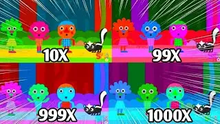 Noodle & Pals Run In The Forest Intro Lightning Fast at 9999x Speed Klasky Csupo Effects!