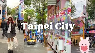 TAIWAN VLOG ⭐️: City life, shopping, night market, arcade 🚕🛍🌙| Travel Diaries