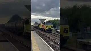 Colas class 70 passing Thorne south