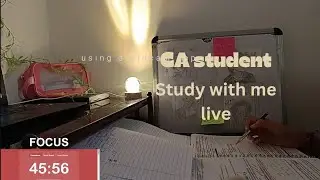 study with me live | 4 hours | 10 days of audit | #cainter #cafinal #cafoundation #cainteraudit
