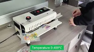 Small Continuous Sealing Machine | Efficient Packaging for Daily Production ⚙️