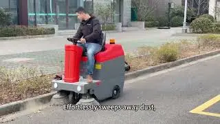TS1 Street Sweeper Ride-On Road Sanitation Floor Vacuum and Sprinkler