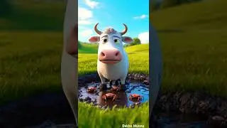 Funny cow falls in pit confused 🫢|| #cow #cowvideos #shorts