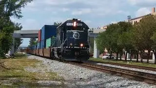 FEC train Pm1-06 Gp40-2 & Awesome Leslie Rs3l