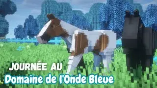 Une journée avec moi au Domaine de l'Onde Bleue | Minecraft RRP
