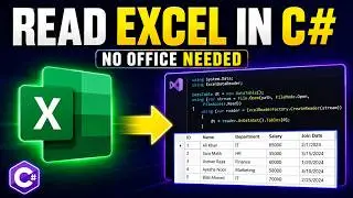 Read MS Excel Files in C# with ExcelDataReader Visual Studio