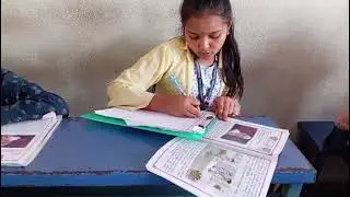 Kannada Writing Activity by 4th Standard Students from Bilwa Public School Byluvaddigeri 