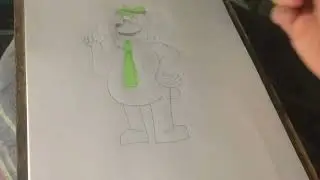 Drawing and Colouring Yogi Bear for @QueenAI-d3g