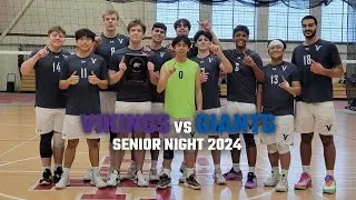 Niles North Vikings Boys Volleyball v.s. Vernon Hills Cougars [SENIOR NIGHT]
