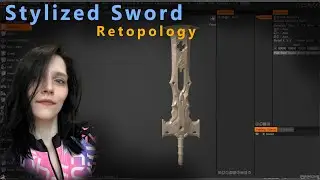 Начинаем ретоп | Stylized Sword #26 (3DCoat, Maya)