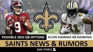 Saints Rumors On ESPN RB Rankings Ft. Alvin Kamara, Saints Training Camp Schedule & Bryce Young