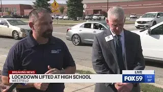 Westfield police give update after lockdown lifted at Westfield High School