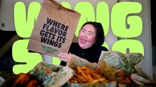 HUGE WINGSTOP *ALL MY FAVS* MUKBANG 먹방 EATING SHOW! + Cajun Corn, Mild Bone-in | MONDAY MUNCHIES
