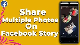 how to Share Multiple Photos On One Facebook Story|Share more than one Photos on One Facebook story|