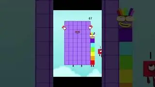 67 x numberblock