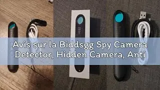 Avis sur la Biddsgg Spy Camera Detector, Hidden Camera, Anti Spy, Portable RF Signal Finder for Airb