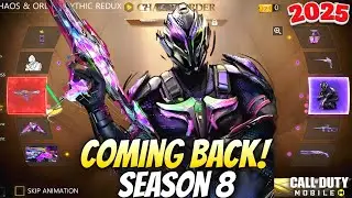 Season 8 Mythic USS-9 is Coming Back 2025 | Returning Lucky Draws | Codm Leaks 2025
