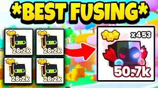 *NEW* BEST FUSING METHOD To Get FULL TEAM Of RAINBOW CYBORG DOMINUS In Pet Simulator 99! (Roblox)