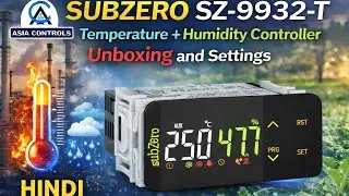 Subzero SZ-9932-T Temperature+Humidity Controller Settings in Hindi 