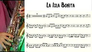 La Isla Bonita - Partitura - Sax Alto
