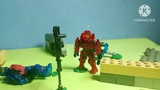 Halo red vs blue stop motion /el pana tunner 