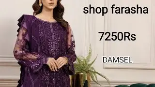review of online shopping from farasha brand[DAMSEL] #onlineshopping #shopfarasha#fancysuit