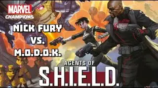 Marvel Champions LCG Agents of S.H.I.E.L.D. Nick Fury vs. M.O.D.O.K.
