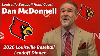 Dan McDonnell visits media at 2026 Louisville Baseball Leadoff Dinner 