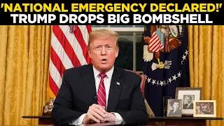 TRUMP LIVE | Trump Declares War in Speech; National Emergency at U.S.-Mexico Border | US NEWS