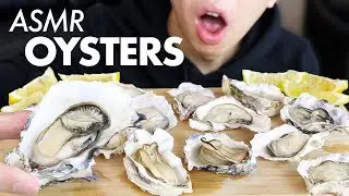 ASMR Fresh OYSTERS (EATING SOUNDS) No Talking | SAS-ASMR Inspired, Eating Oysters ASMR, ASMR Seafood