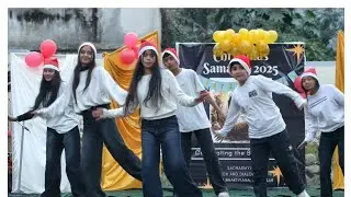 Christmas program (The dance performed by us) 