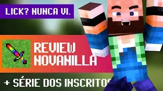 Review NoVanilla + S&eacute;rie com Inscritos | Minecraft PE POCKET EDITION MCPE ANDROID