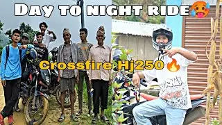 GROUP RIDE WITH CROSSFIRE🔥 Hj250 -@Dennis_vlogs