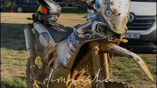 Rally Bike Riding a Muddy Motocross Track 💩