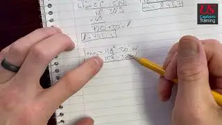 Mercator Sailing Problem 5 | Course and Distance