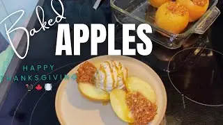 Happy Thanksgiving with Baked Apple Pie