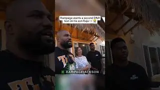 Rampage wants a second DNA test on his son Raja #rampagejackson #rampage #ufc #shorts